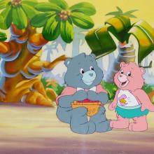 The Care Bears Production Cel and Background - ID: octcare2960 DiC