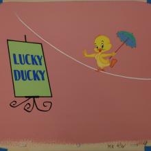 MGM Cartoon Carnival title Cel & Background - ID:octtomjerry0121 MGM