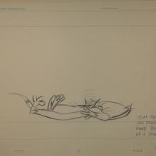 Tom and Jerry Layout Drawing - ID:octtomjerry0353 Chuck Jones