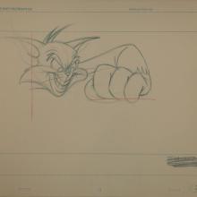 Tom and Jerry Layout Drawing - ID:octtomjerry0376 Chuck Jones