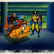 X-Men Wolverine and Lady Deathstrike Cel & Background - ID: septxmen6541 Marvel