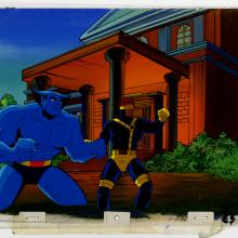 X-Men Cyclops and Beast Cel & Background - ID: septxmen6554 Marvel