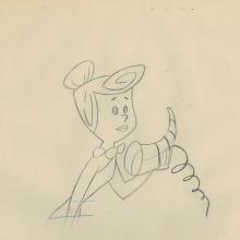 The Flintstones Layout Drawing - ID: febflintstones9396 Hanna Barbera