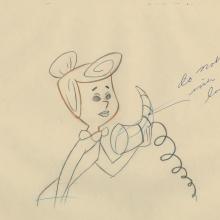 The Flintstones Layout Drawing - ID: febflintstones9397 Hanna Barbera