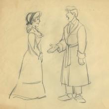 Lady and the Tramp Design Sketch - ID: febladytramp17171 Walt Disney