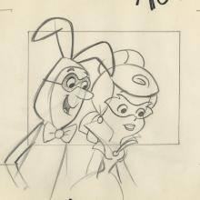Winsome Witch Layout Drawing - ID: febwinsome9450 Hanna Barbera