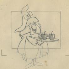 Winsome Witch Layout Drawing - ID: janwinsome9064 Hanna Barbera