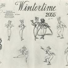 Once Upon a Wintertime Model Sheet - ID: julydismodel17892 Walt Disney