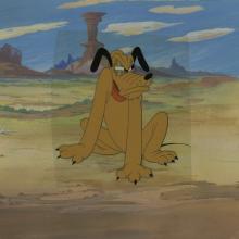 Autograph Hound Background & Pluto Cel - ID: novpluto17348 Walt Disney