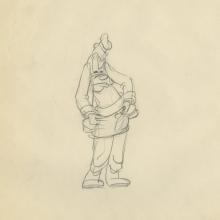 Goofy Production Drawing - ID: octgoofy17172 Walt Disney