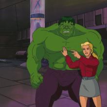 Incredible Hulk Cel & Background - ID: octhulk17053 Marvel