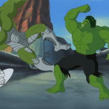 Incredible Hulk Cel & Background - ID: octhulk17059 Marvel