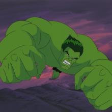 Incredible Hulk Cel & Background - ID: octhulk17080 Marvel