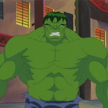 Incredible Hulk Cel & Background - ID: octhulk17087 Marvel