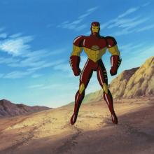 Iron Man Cel and Background - ID: octironman17028 Marvel