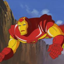 Iron Man Cel and Background - ID: octironman17034 Marvel