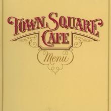 Town Square Cafe Menu - ID: septdisneyland17739 Disneyana