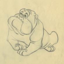 Lady and the Tramp Production Drawing - ID: septladytramp17995 Walt Disney