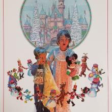 1988 Disneyland Christmas Test Print Poster - ID: aprdisneyland18811 Disneyana