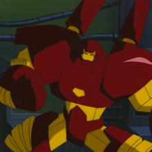 Iron Man Cel and Background - ID: octironman17464 - ID: aprironman18130 Marvel