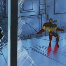 Iron Man Cel and Background - ID: octironman17476 - ID: aprironman18152 Marvel