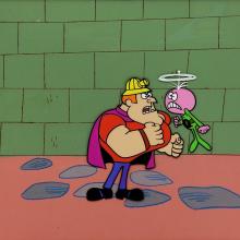 Quisp and Quake Production Cel & Background - ID: janquisp18350 Jay Ward