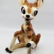 Oversized Bambi Ceramic Statuette by Evan K Shaw Pottery - ID: novbambi18413 Disneyana