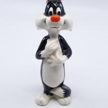 1975 Sylvester the Cat Ceramic Figure - ID: novsylvester18406 Warner Bros.