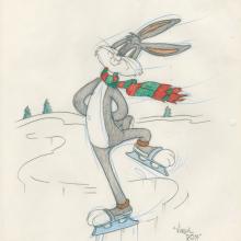 1990s Bugs Bunny Drawing by Virgil Ross - ID: novvirgilross18295 Warner Bros.