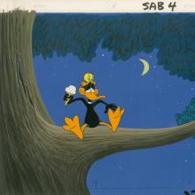 Daffy Duck and Tweety Filmation Production Cel - ID: octdaffy18309 Warner Bros.
