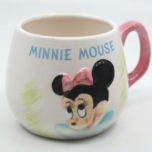 1960s Minnie Mouse 3D Ceramic Mug - ID: octdisneyana18145 Disneyana