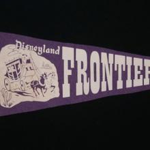 Disneyland Frontierland Vintage Pennant - ID: septdisneyland18012 Disneyana