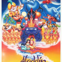 Aladdin One Sheet Poster - ID: augaladdin19160 Walt Disney