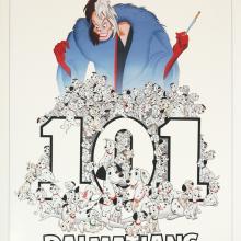 1991 101 Dalmatians One-Sheet Poster - ID: augdalmatians19199 Walt Disney