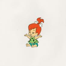 Pebbles Flintstone Publicity Cel - ID: augflintstones19081 Hanna Barbera