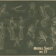 Invitation to the Dance Sinbad the Sailor Model Sheet - ID: augmgm19264 MGM