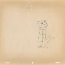 Wally Gator Production Drawing - ID: augwally19163 Hanna Barbera