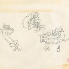 CatDog Production Drawing - ID: julycatdog19247 Nickelodeon