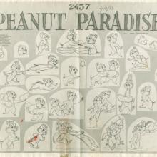 Peanut Paradise Photostat Model Sheet - ID: julychipdale19089 Walt Disney