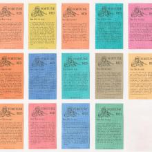 Set of 14 Fortune Red Disneyland Cards - ID: julydisneyana19091 Disneyana