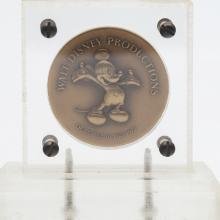 Walt Disney Productions 50 Years Commemorative Coin - ID: julydisneyana19422 Disneyana