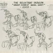 The Reluctant Dragon Model Sheet - ID: julydragon19201 Walt Disney