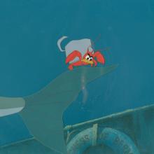 Mr. Limpet and Crusty Production Cel & Background-ID: junmrlimpet19070 Warner Bros.