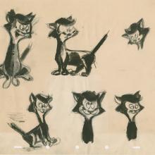 Tale of Two Kitties Development Drawing - ID: marupa19209 UPA
