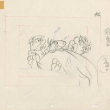 Flintstones Layout Drawing - ID: mayflintstones19112 Hanna Barbera