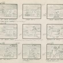 Flintstones Storyboard Sheet - ID: mayflintstones19144 Hanna Barbera