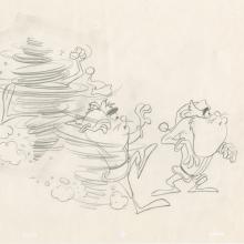 Tasmanian Devil Production Drawing - ID: mwbunk02 Warner Bros.