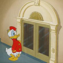 Bellboy Donald Production Background & Recreated Cel - ID: octdonald19088 Walt Disney