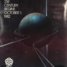Epcot Pre-Opening Spaceship Earth Poster - ID: octepcot19361 Disneyana