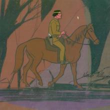 The Lone Ranger Production Cel & Background - ID: Lone023 Format